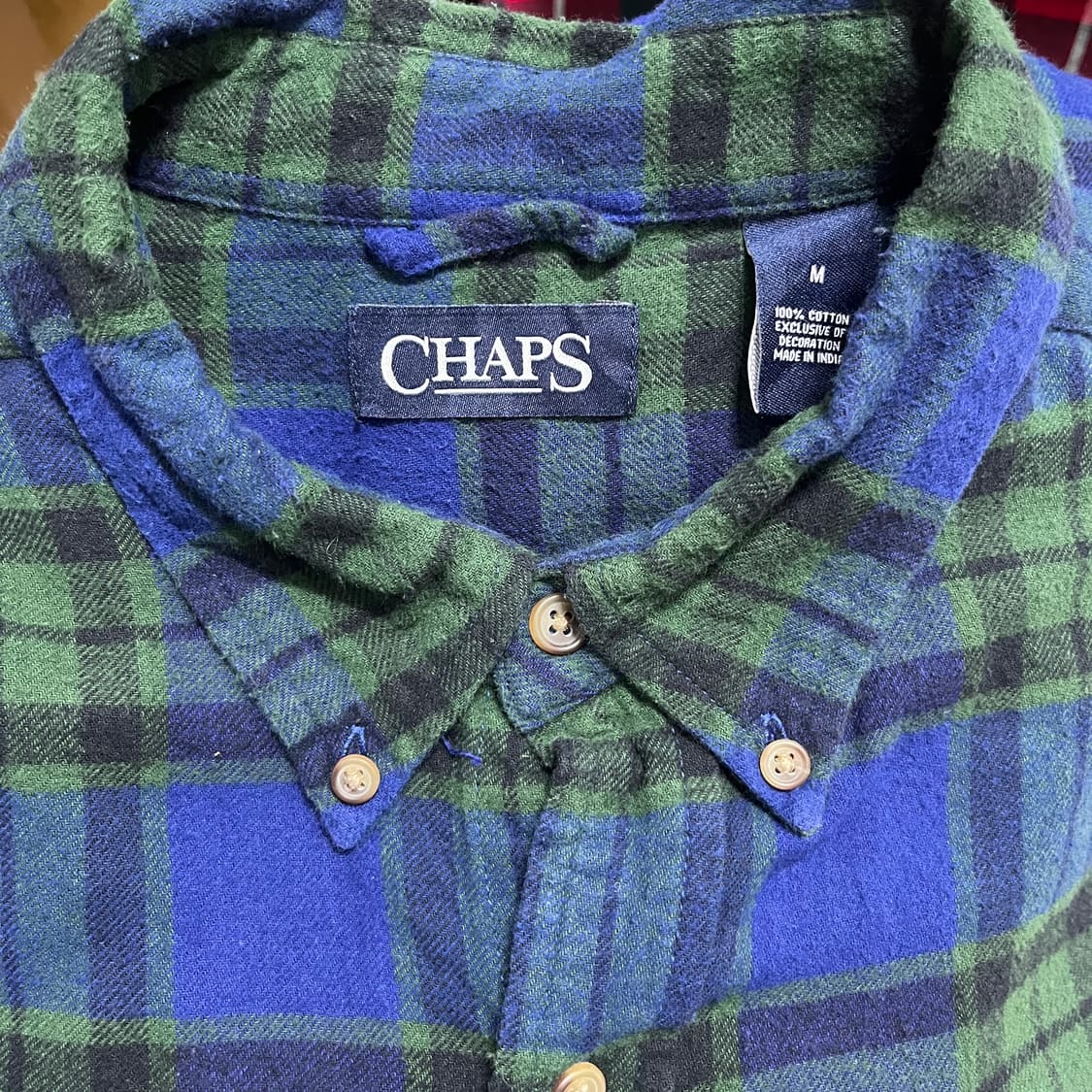 90s  CHAPS FLANNEL 플란넬 셔츠 상품이미지2