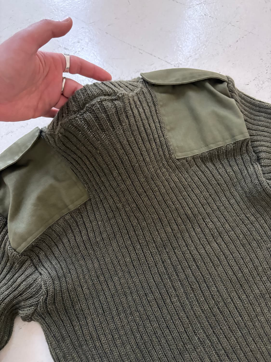 80's British Army Wool Sweater. 상품이미지7