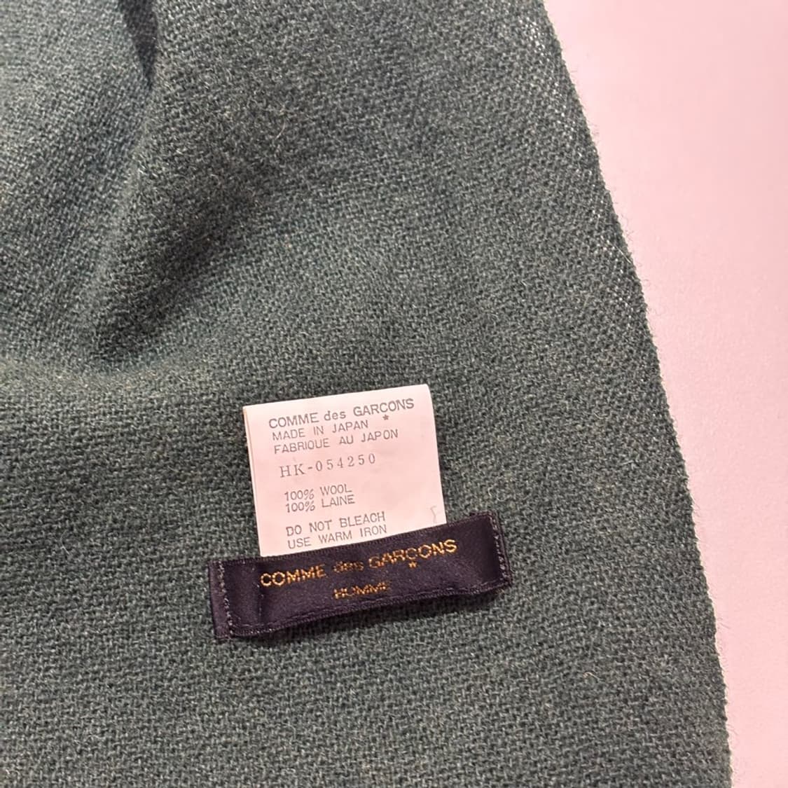 꼼데가르송 옴므 울 스카프 머플러 상품이미지4