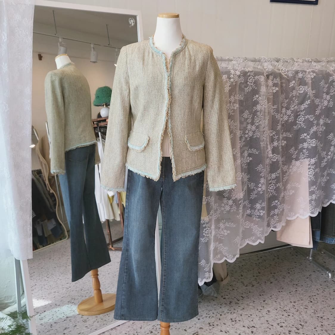 MasseUrre 태슬 트위드자켓 상품이미지2