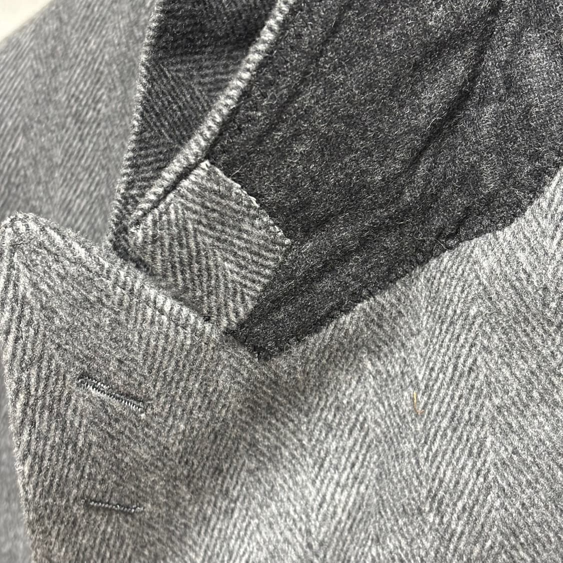 maatee&sons 마티앤선즈 캐시미어 헤링본 체스터 코트 상품이미지3