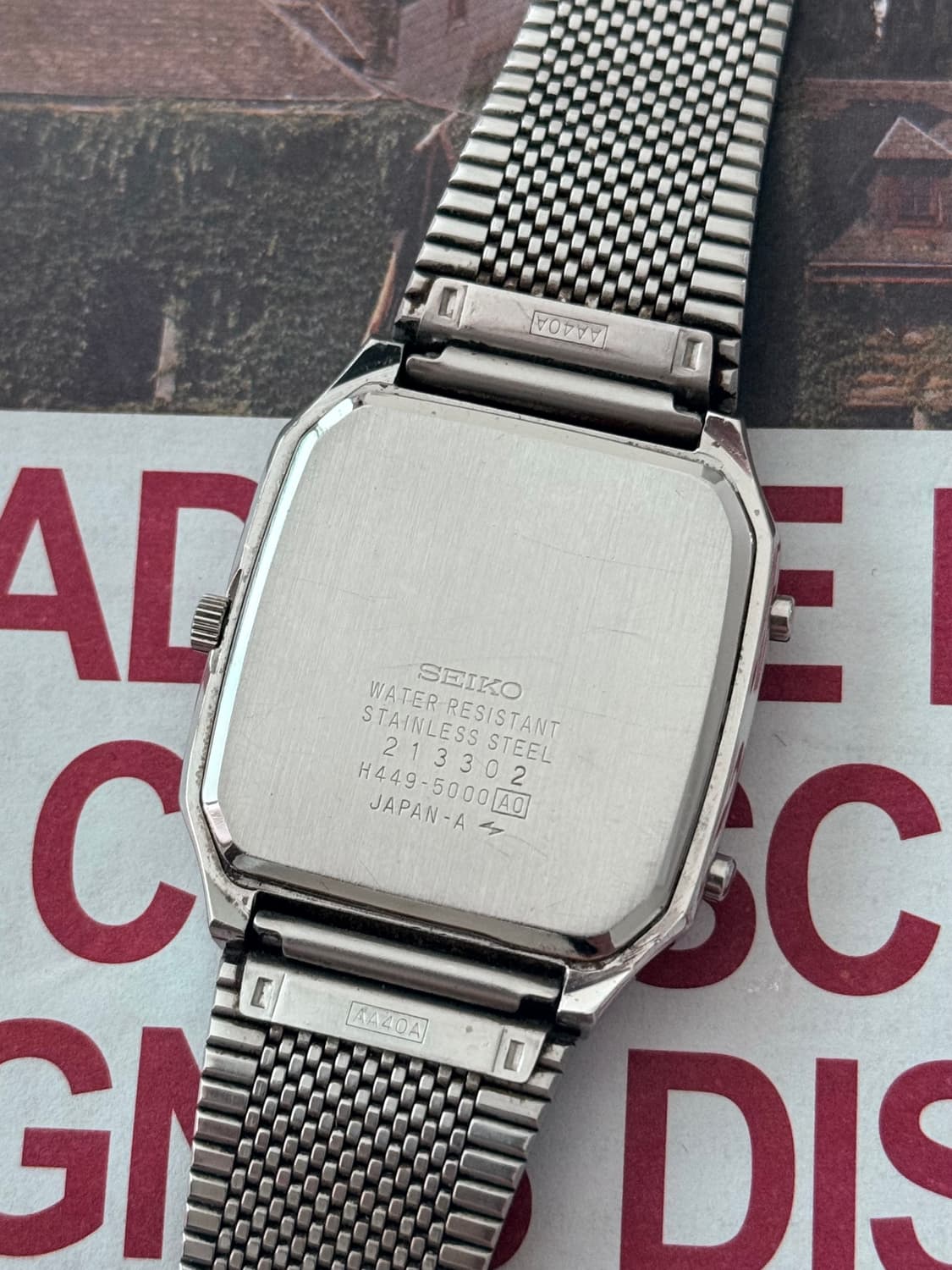 Seiko 세이코 아나디지 쿼츠 1982 상품이미지5