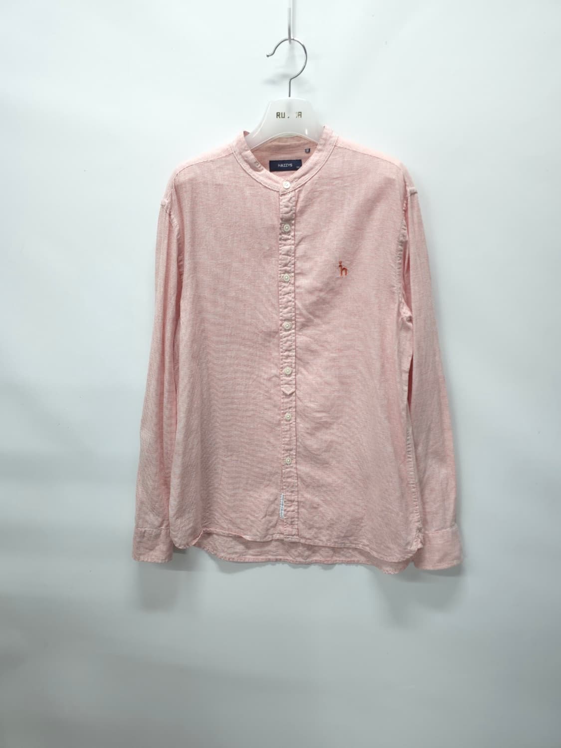 헤지스(HAZZYS) 린넨혼방 헨리넥 셔츠 (95~100) 상품이미지1