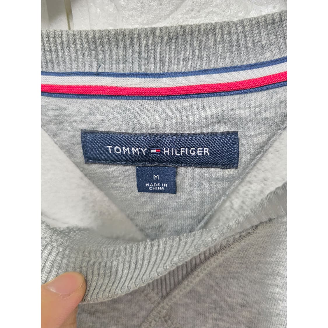 택포) 타미힐피거 맨투맨 M 회색 상품이미지4