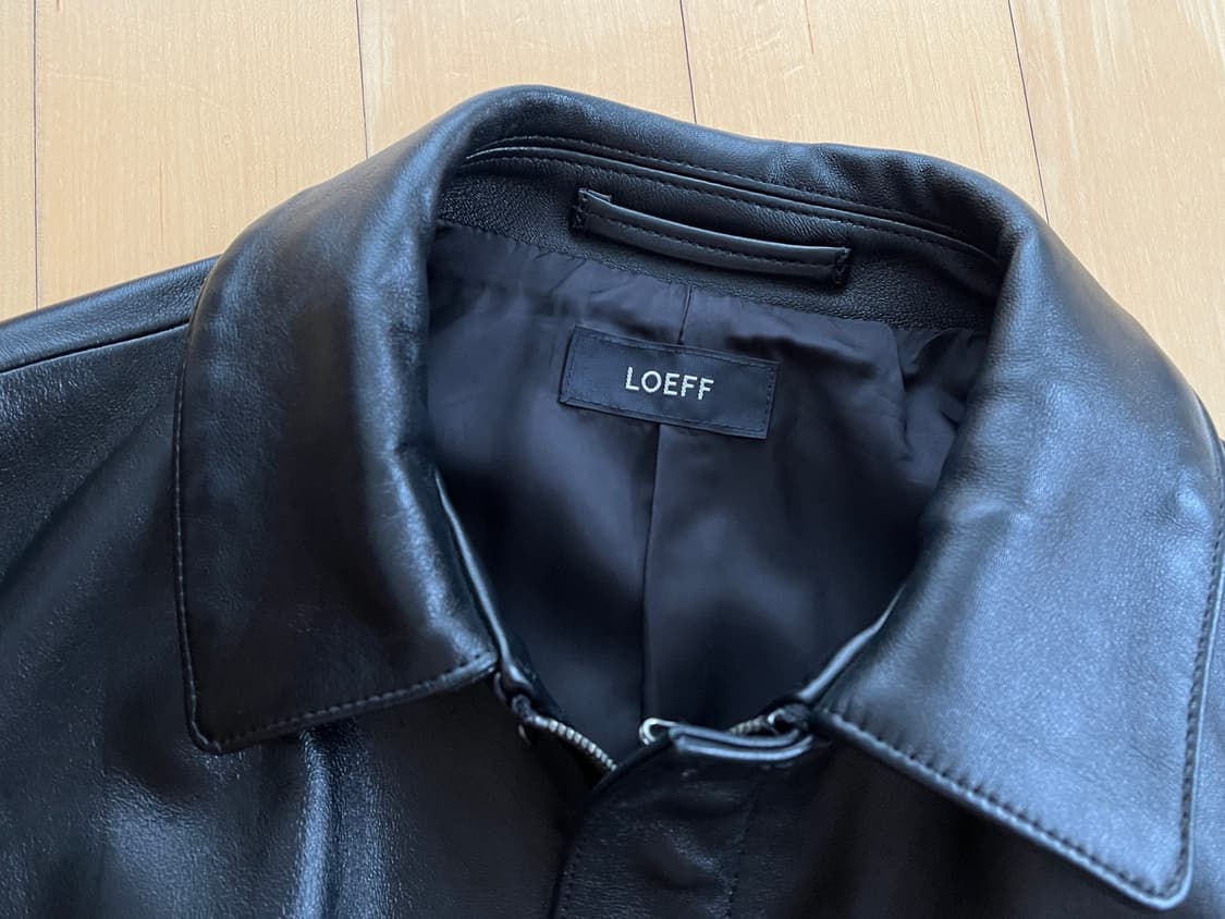 LOEFF A-2 레더자켓 블랙 1 사이즈/S 유니섹스제품 상품이미지2