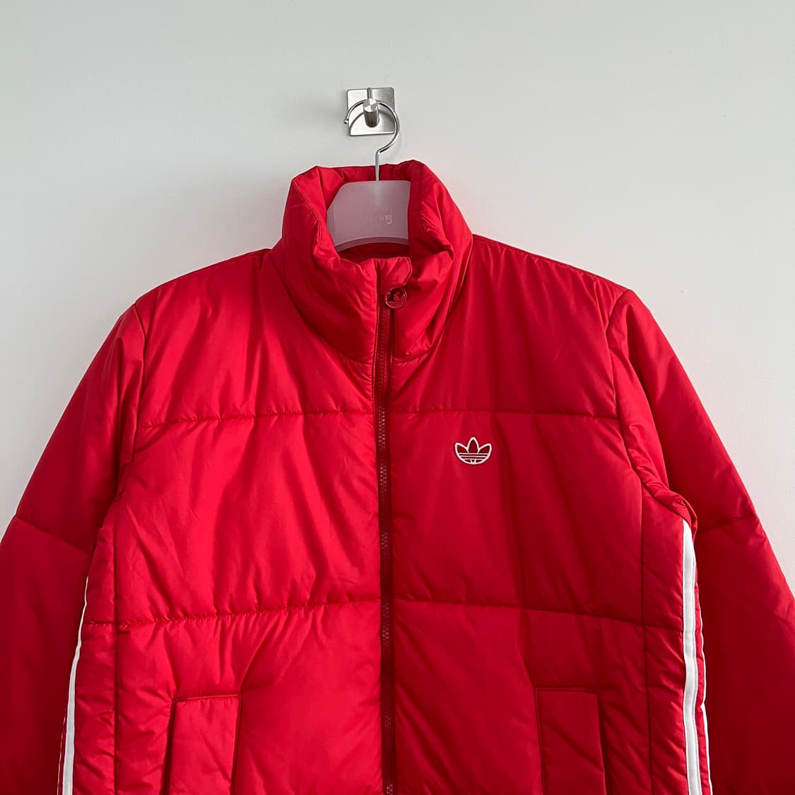 아디다스 파이어버드 레드 푸퍼 패딩 자켓 상품이미지4