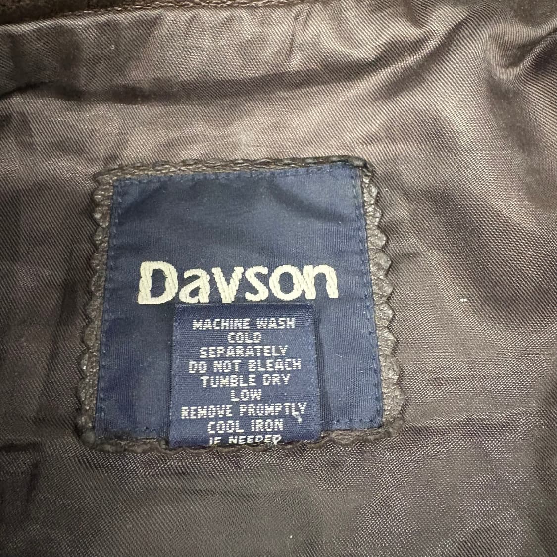 [정품/100] Dayson 데이슨 브라운 양가죽 자켓 b19 상품이미지6