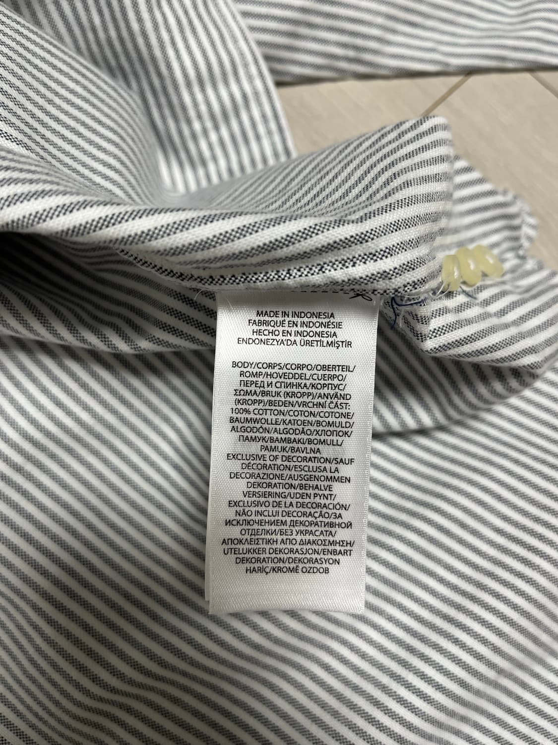 (새제품) 폴로 스트라이프 셔츠 XXL 상품이미지3