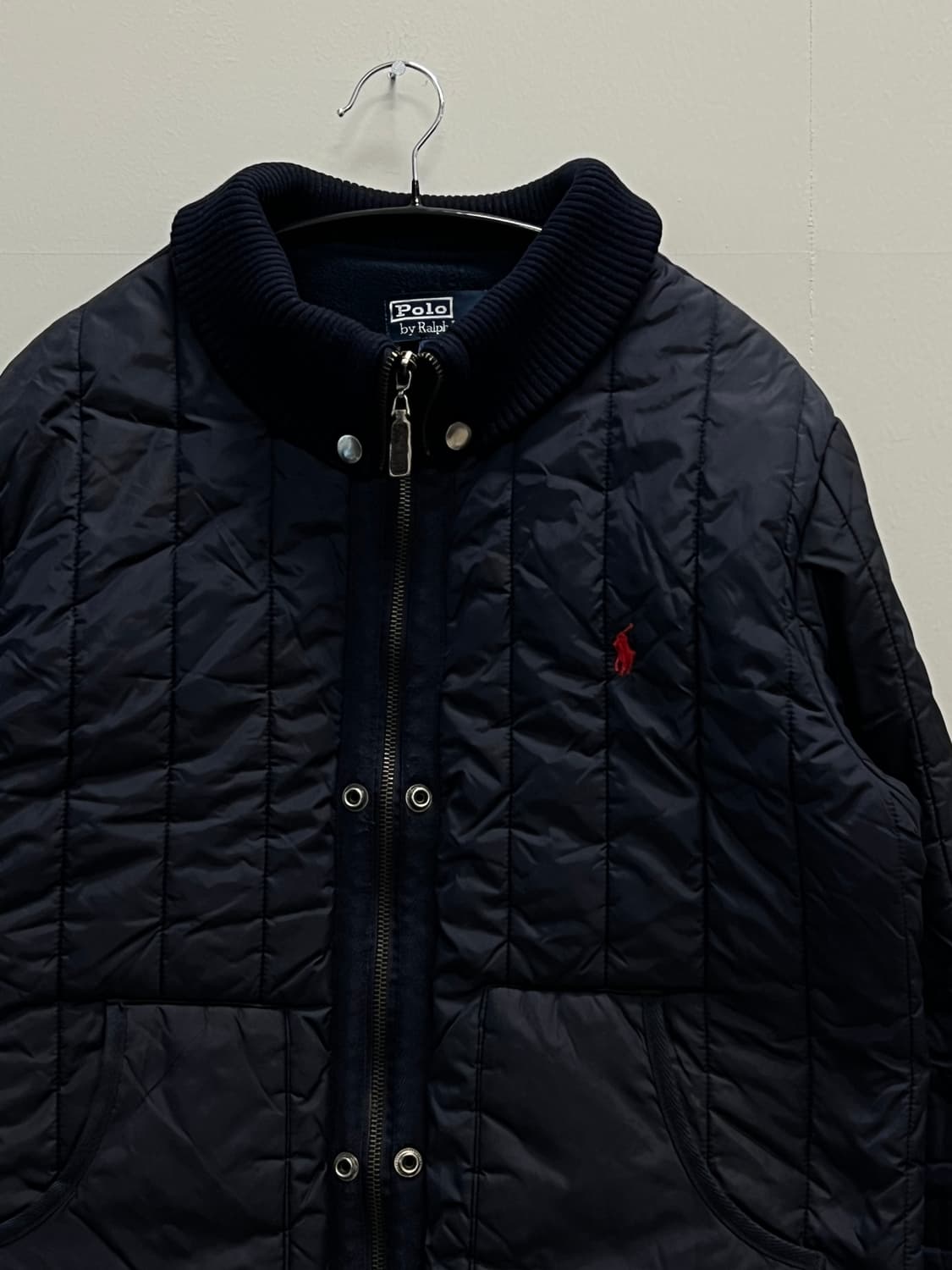 폴로랄프로렌 누빔 퀄팅 기모 자켓 네이비 상품이미지3