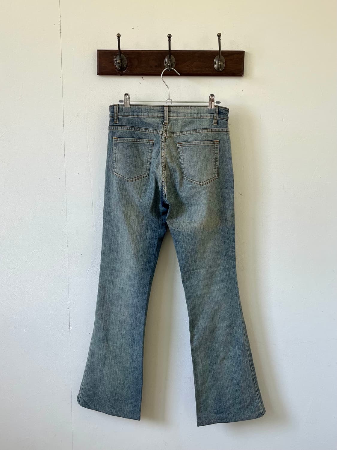 HAPHAZARD JEANS 리본큐빅 데님팬츠 상품이미지3