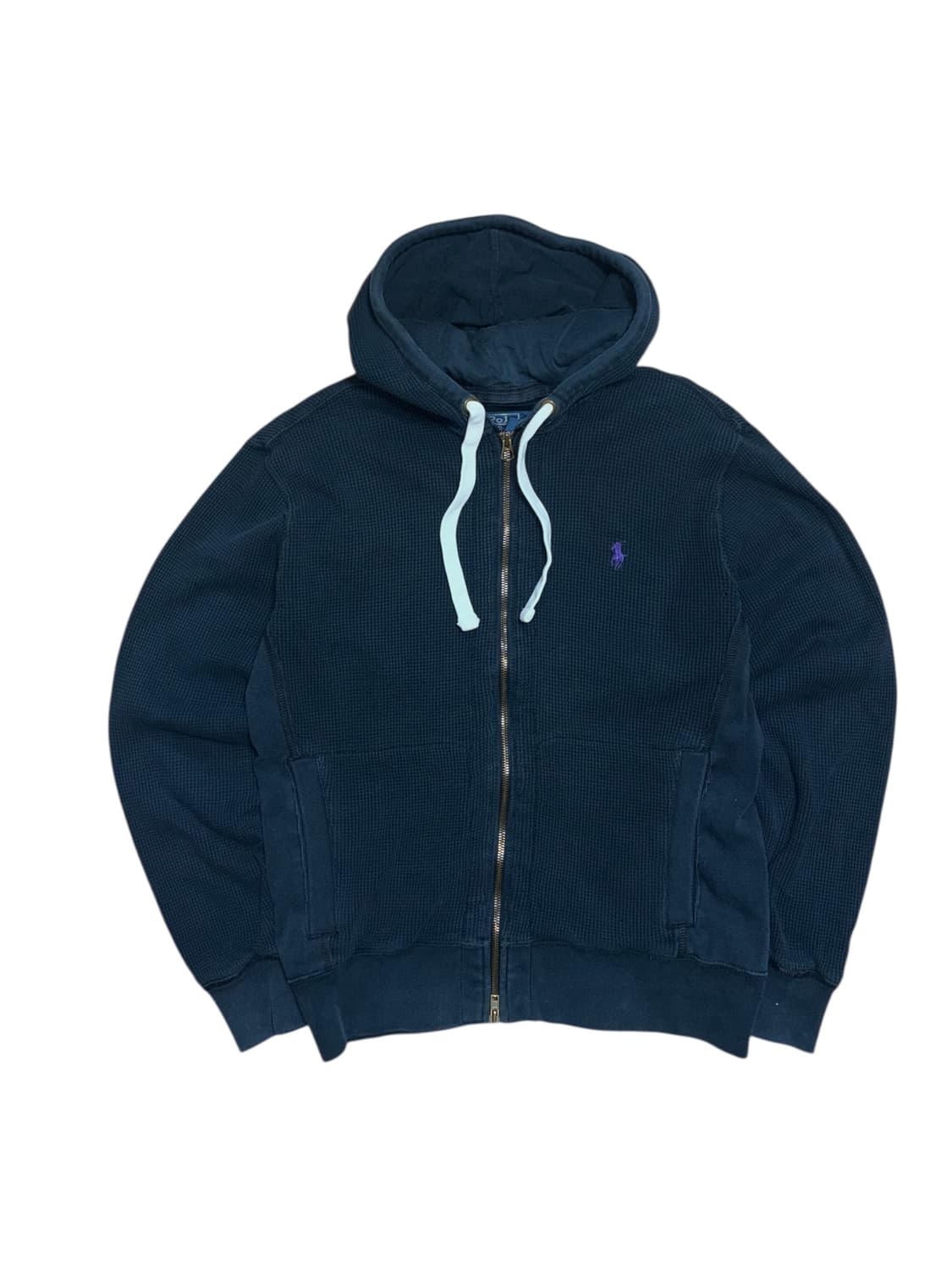폴로 랄프로렌 빈티지 와플 투웨이 후드집업 상품이미지2