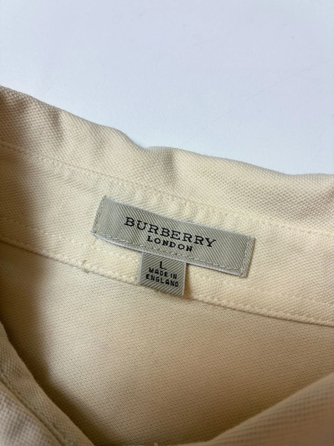 버버리 00's 노바체크 트리밍 카라 롱 슬리브 PN8408 상품이미지9