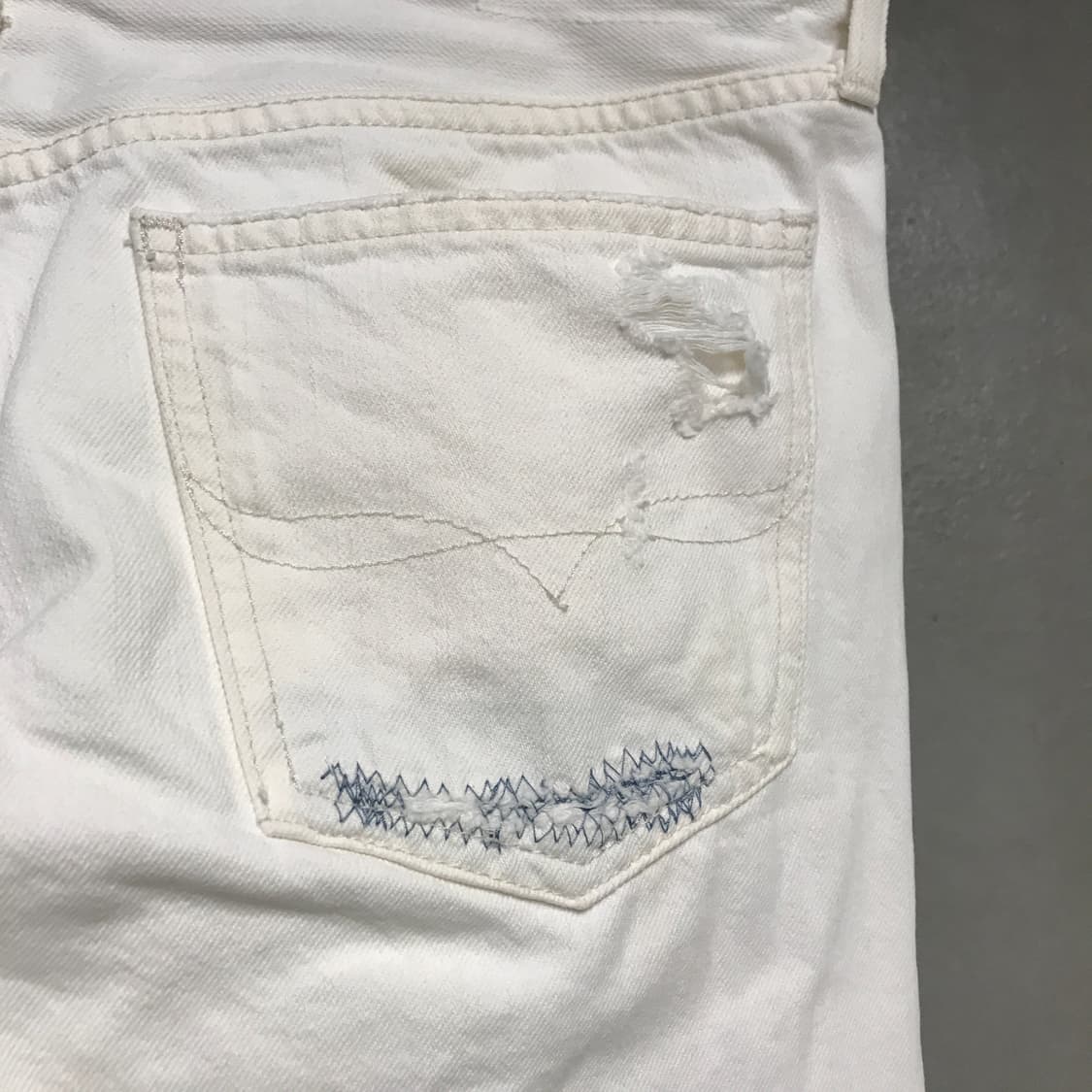 폴로 랄프로렌 화이트 데님 팬츠 27(W) 상품이미지7