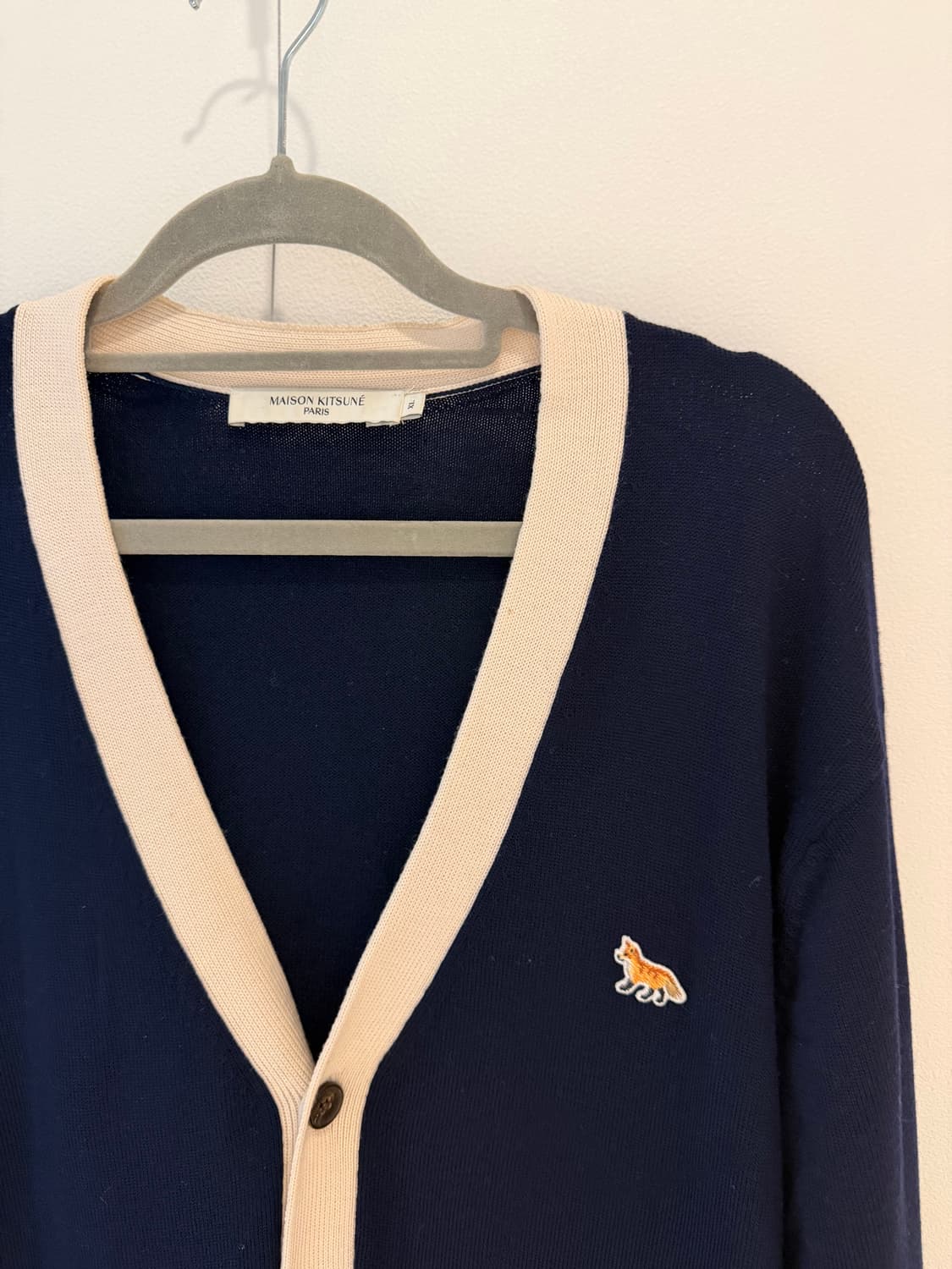 베이비폭스 패치 울가디건 XL 상품이미지2