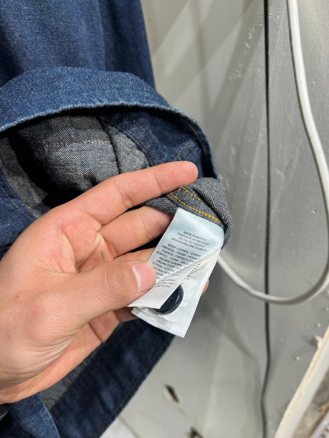 Double RL RRL 더블알엘 밀리터리 투포켓 데님자켓 상품이미지7