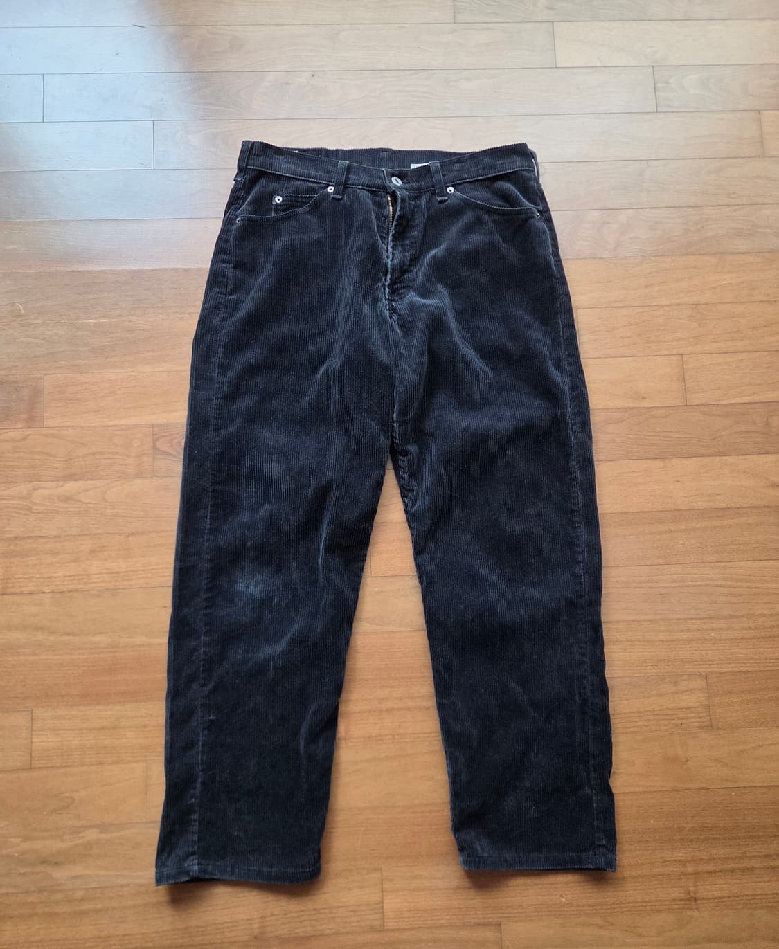 90s 빈티지 리바이스 565 코듀로이 블랙 [31x30] 상품이미지1
