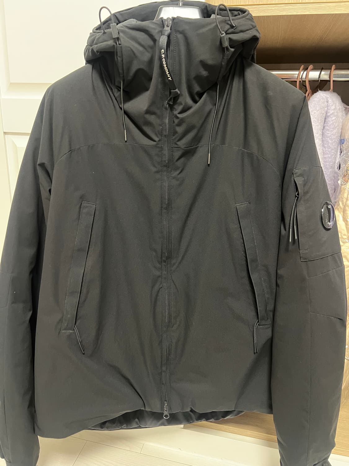 CP컴퍼니 25fw 프로텍 후드 자켓 블랙 L 상품이미지2