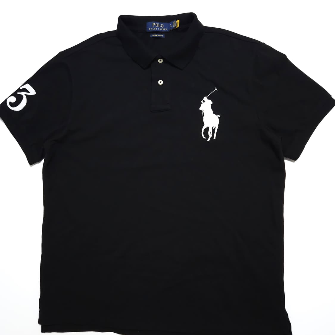폴로 빅포니 카라 티셔츠 카라티 블랙 김하온 상품이미지2