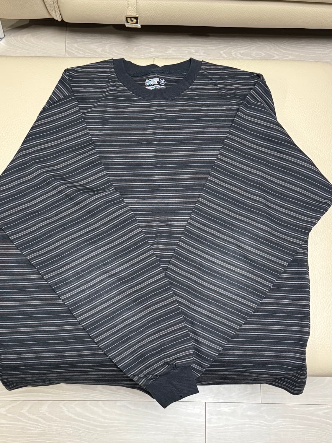 [1] 어나더오피스 멀티 스트라이프 티셔츠 상품이미지3