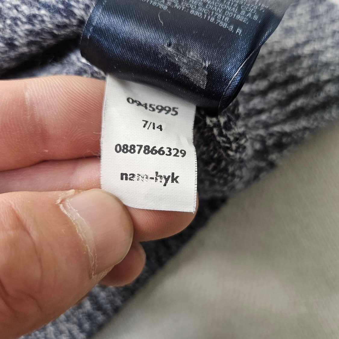 M 타미힐피거 아가일 니트 스웨터 0327Y 상품이미지5