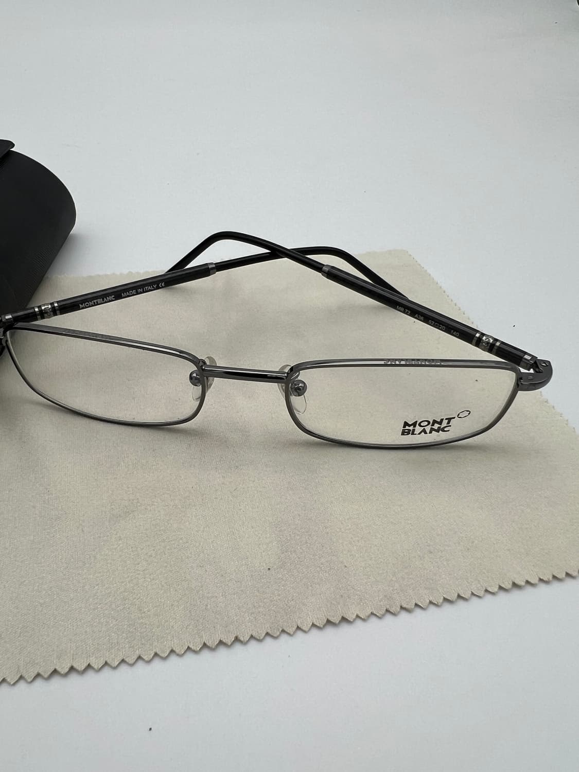 MONTBLANC 메탈 직사각 안경 MB 72 A36 상품이미지5