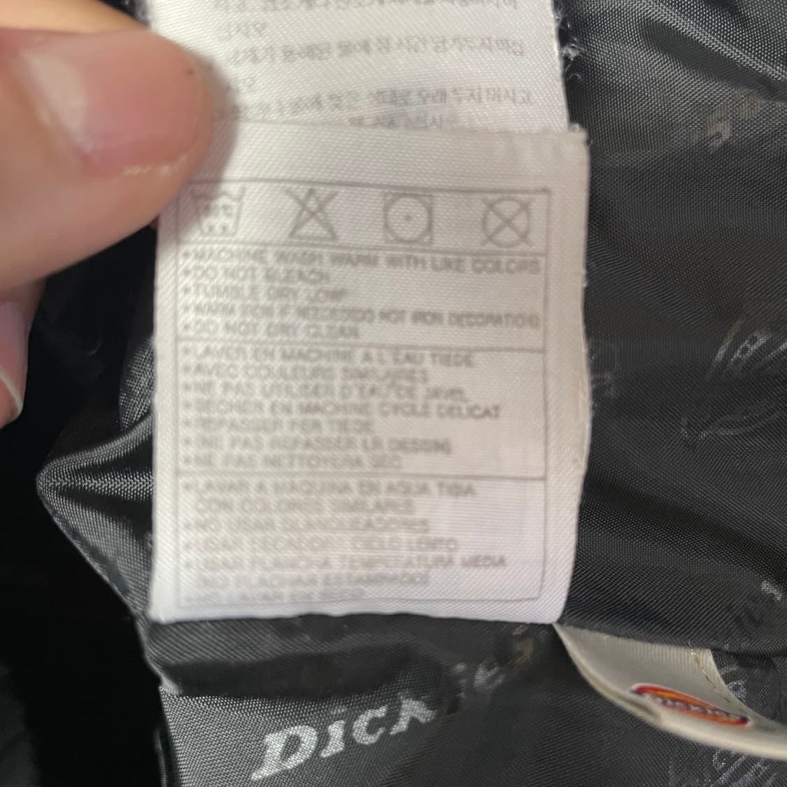 디키즈 화이트로고 베이직 경량 패딩 M 상품이미지8