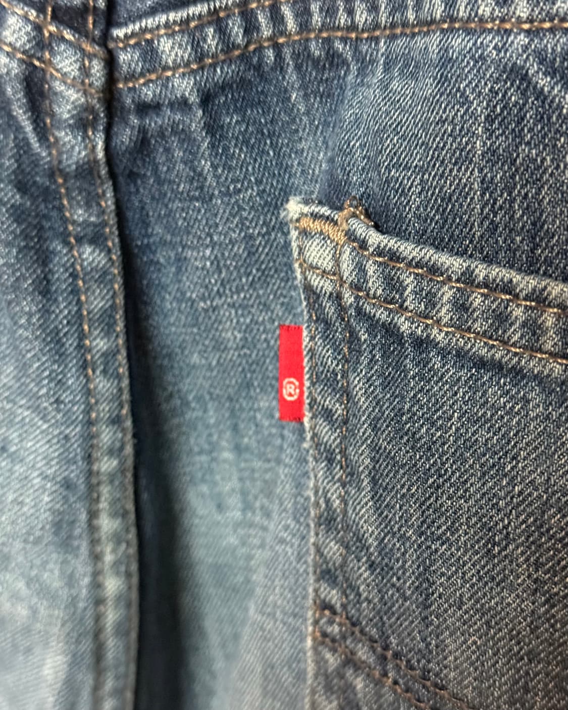 리바이스 505 레귤러핏 데님 팬츠 36 상품이미지6