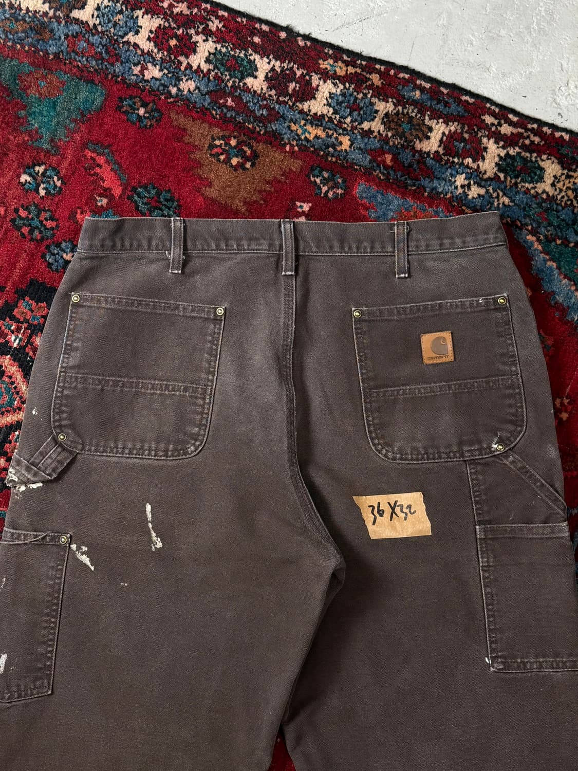 OG 칼하트 더블니 다크브라운 칼하트 B136 DKB 썩블니 상품이미지6