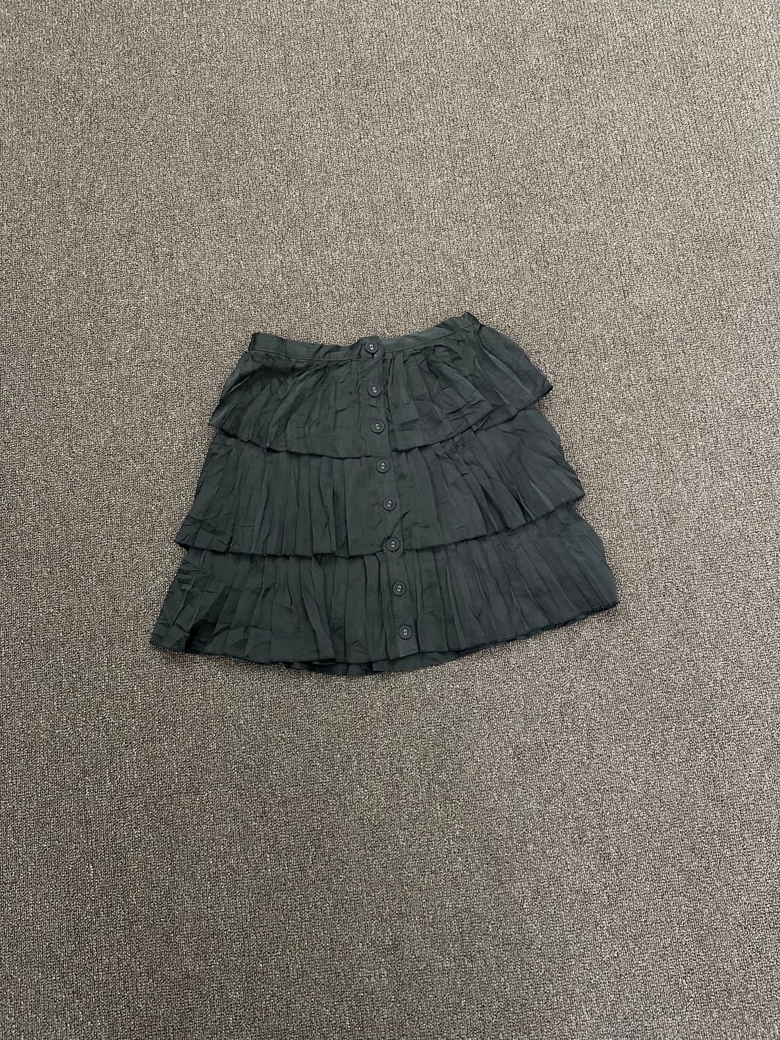 38)Japanese vintage 레이어드 캉캉 플리츠 미니 스커트 상품이미지3