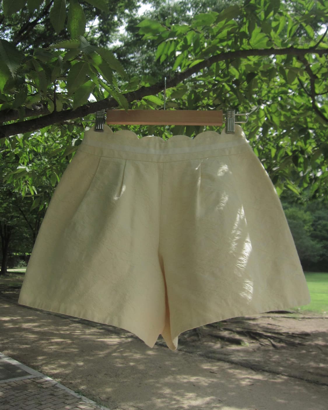vintage lemon ribbon shorts 상품이미지4