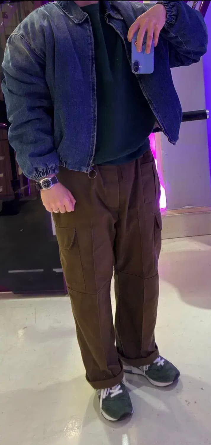 아크네스튜디오 패디드 데님 봄버 자켓 (50, 105) 상품이미지9