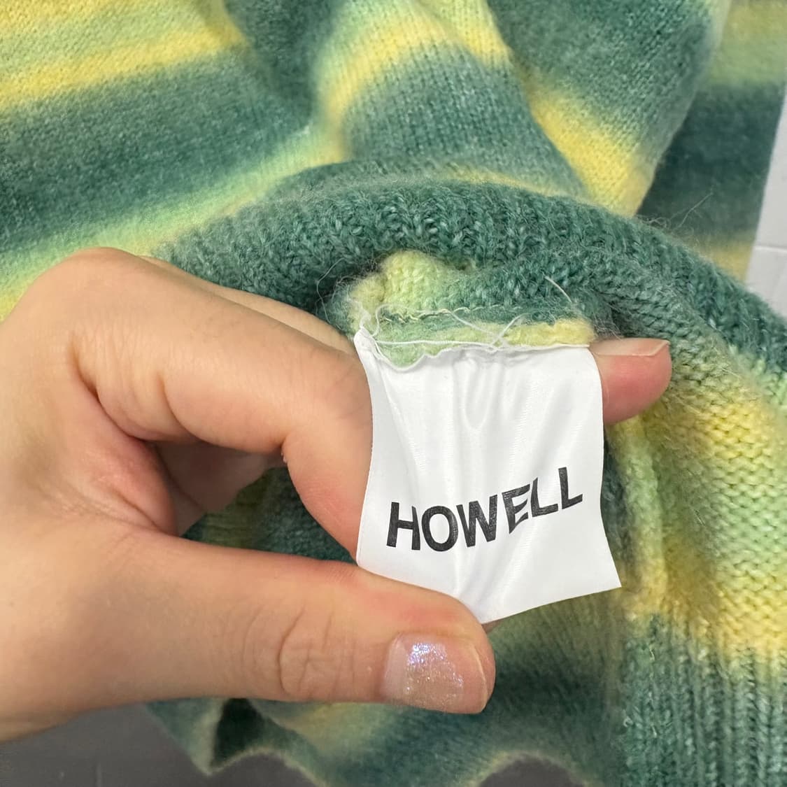 [HOWELL] 그라데이션 스트라이프 니트 상품이미지4
