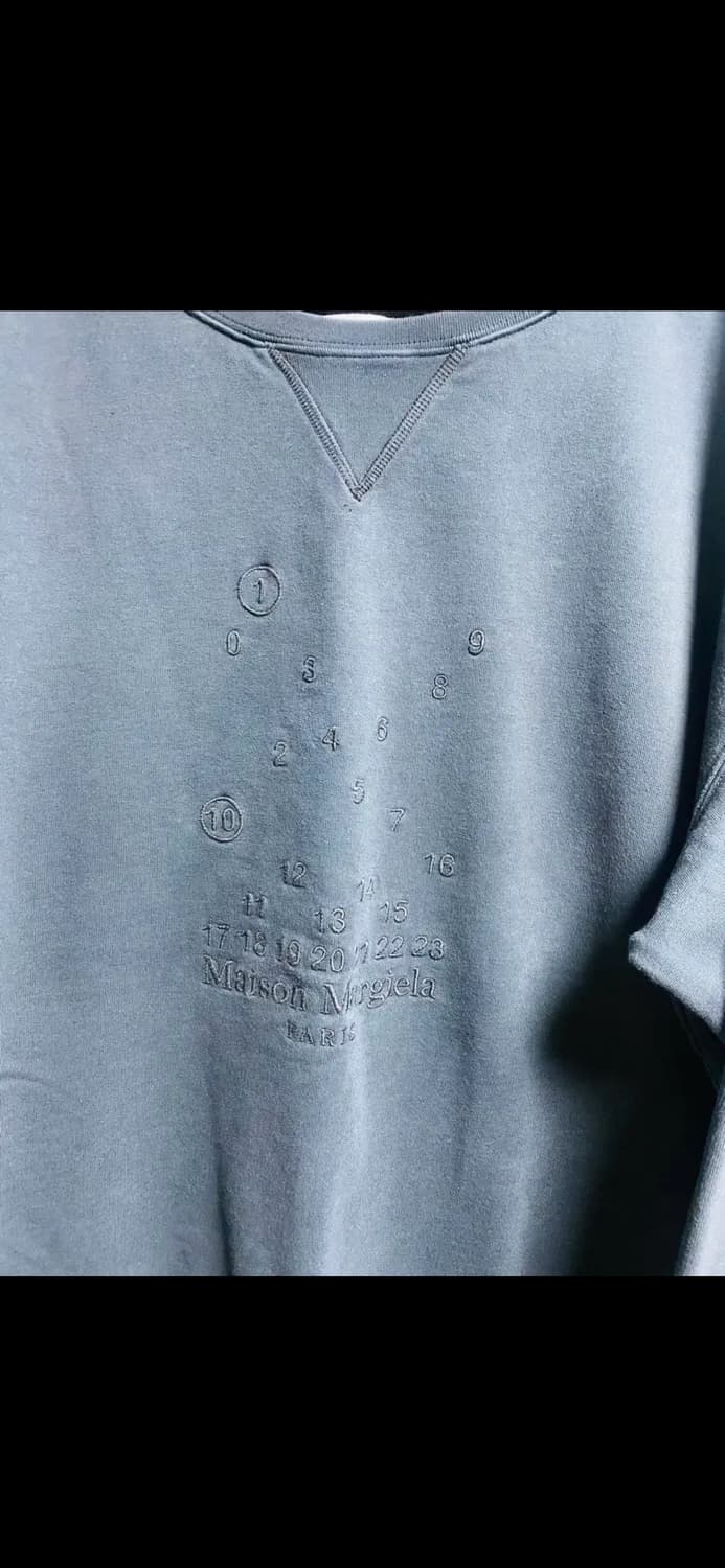 메종 마르지엘라 코튼 맨투맨 상품이미지3