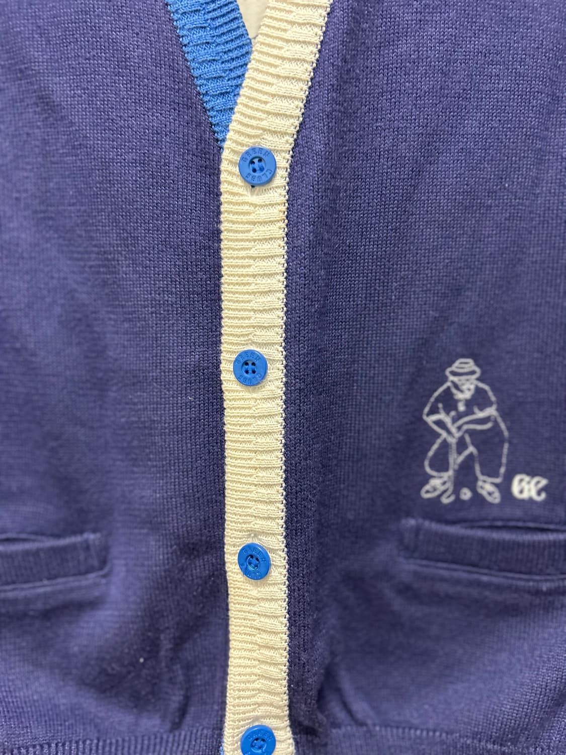 그린클럽 니트조끼 (made in Japan) 상품이미지6