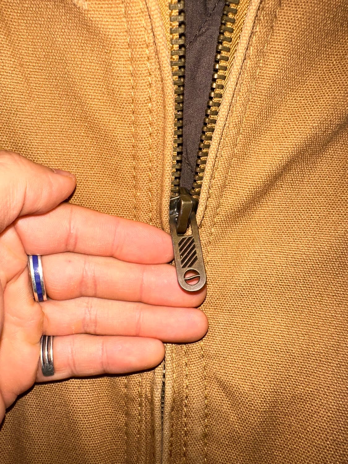 00’s American Fishborn canvas boomber JK 상품이미지9
