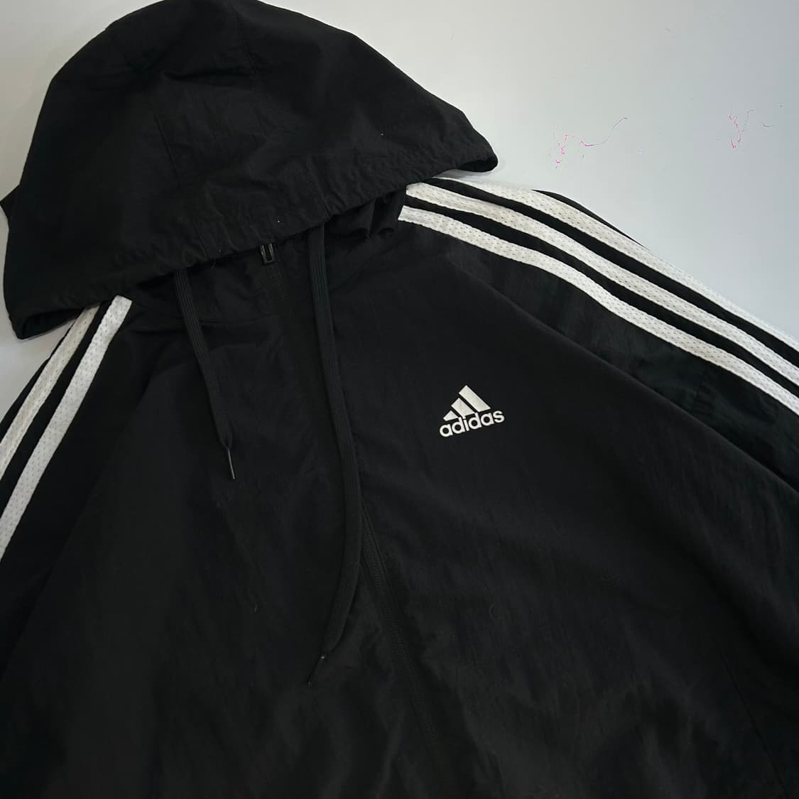 Adidas 아디다스 삼각로고 트랙탑 백포인트 바람막이 상품이미지4