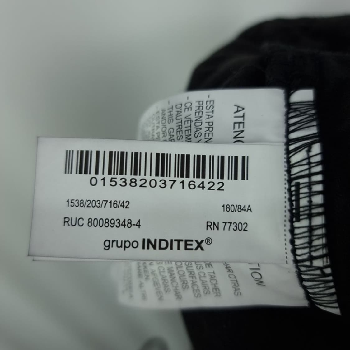 [자라] 멀티 포켓 와이드 블랙 데님 카고 팬츠 M18913 상품이미지7