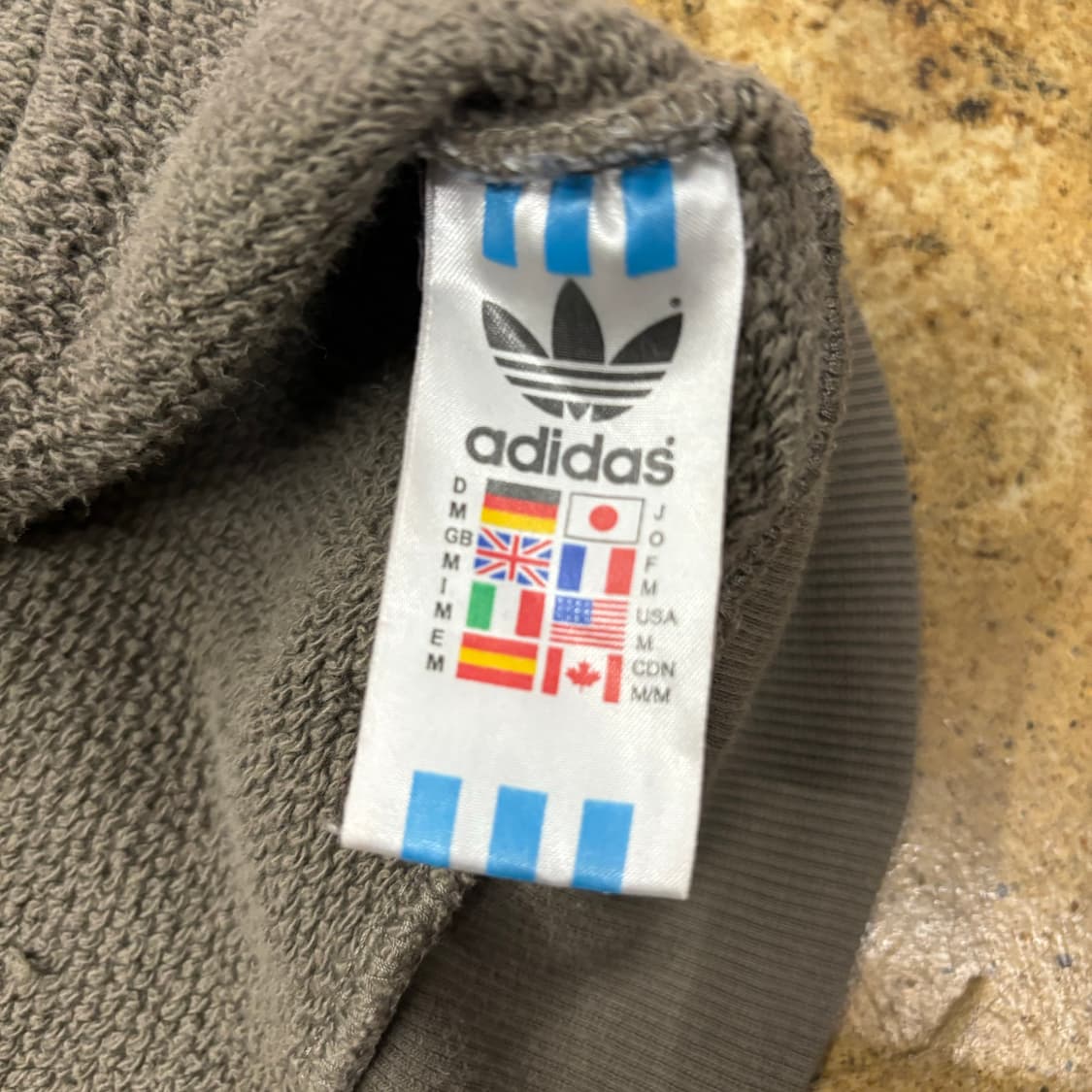 아디다스 카키 브라운 파이어버드 후드집업 상품이미지5