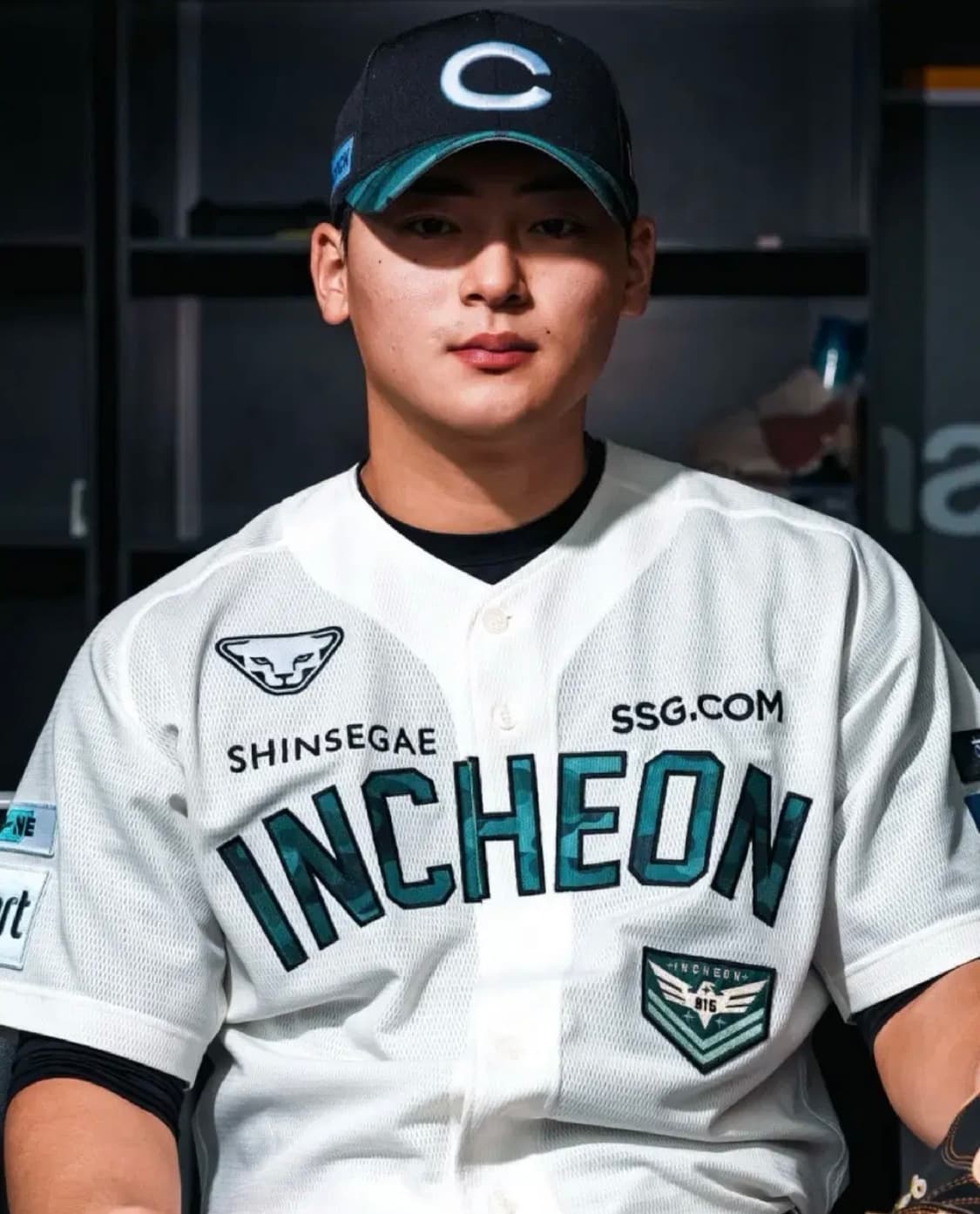 SSG랜더스 친환경 랜딩데이 밀리터리 인천군 유니폼 (노마킹,90사이즈) 상품이미지2