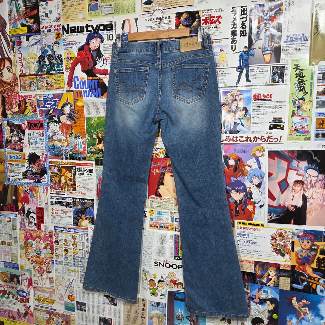 빈티지 중청 워싱 부츠컷 데님 팬츠 상품이미지2