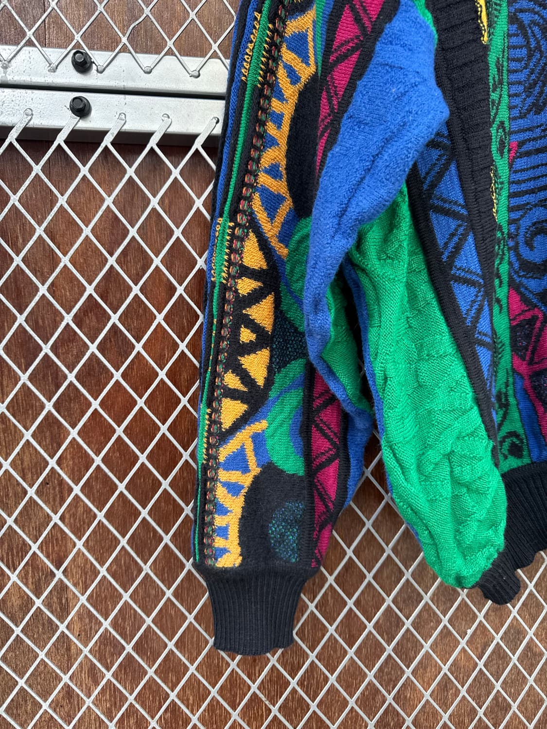 Neiman Marcus 미국 빈티지 입체 패턴 자수 니트 M 상품이미지5