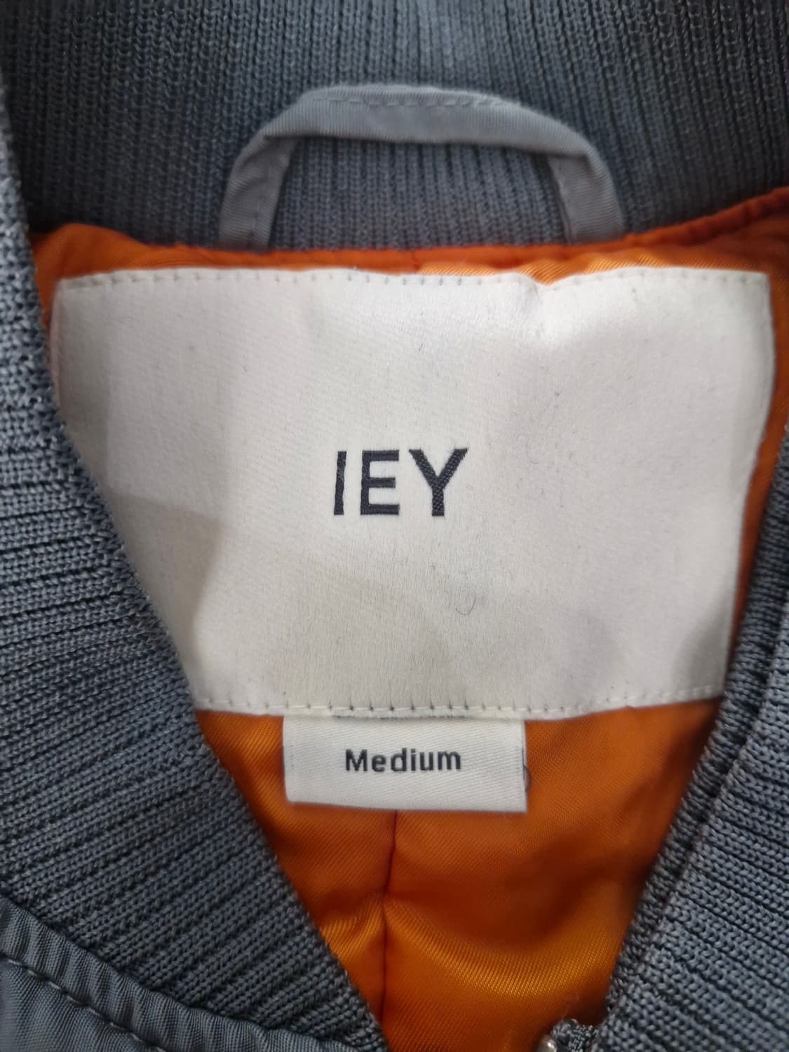 IEY 이에이 트위스트 오버사이즈 봄버(M) 상품이미지9