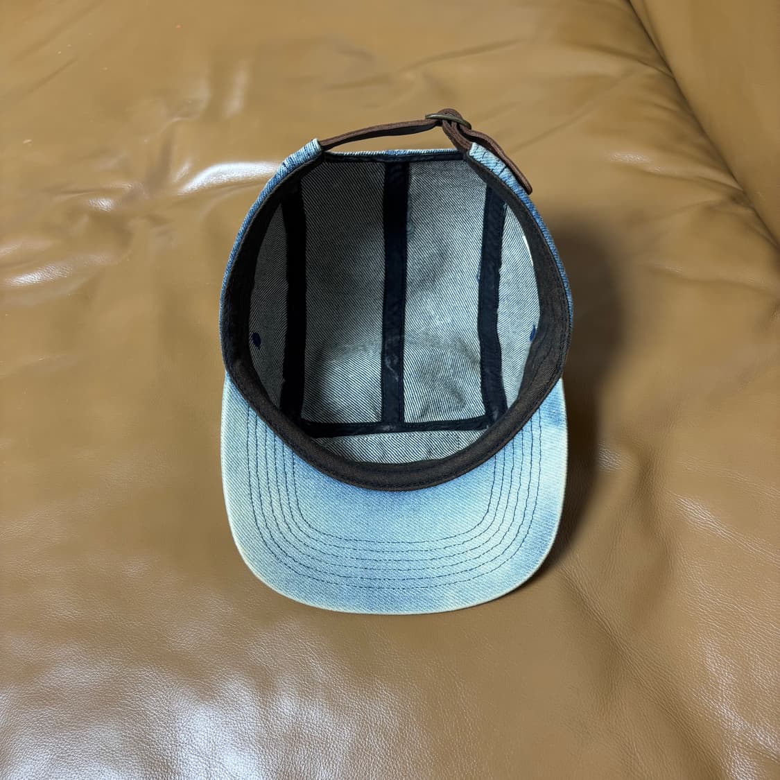 Supreme 슈프림 24ss 워시더 더티 데님 캠프캡 모자 Denim 상품이미지6