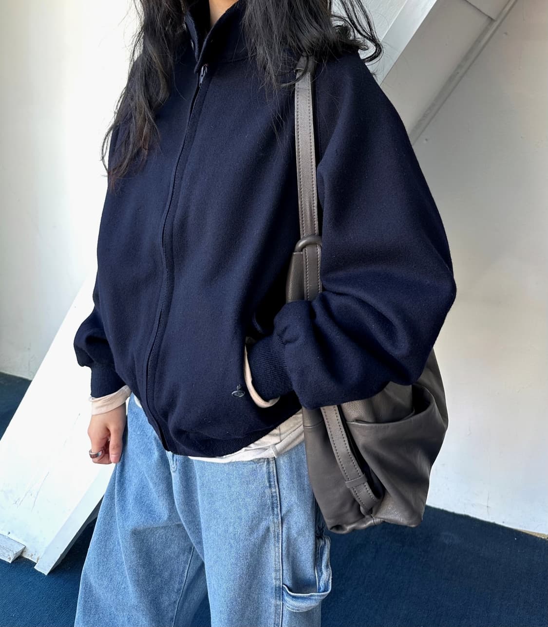 Melton wool harrington Jacket 상품이미지9