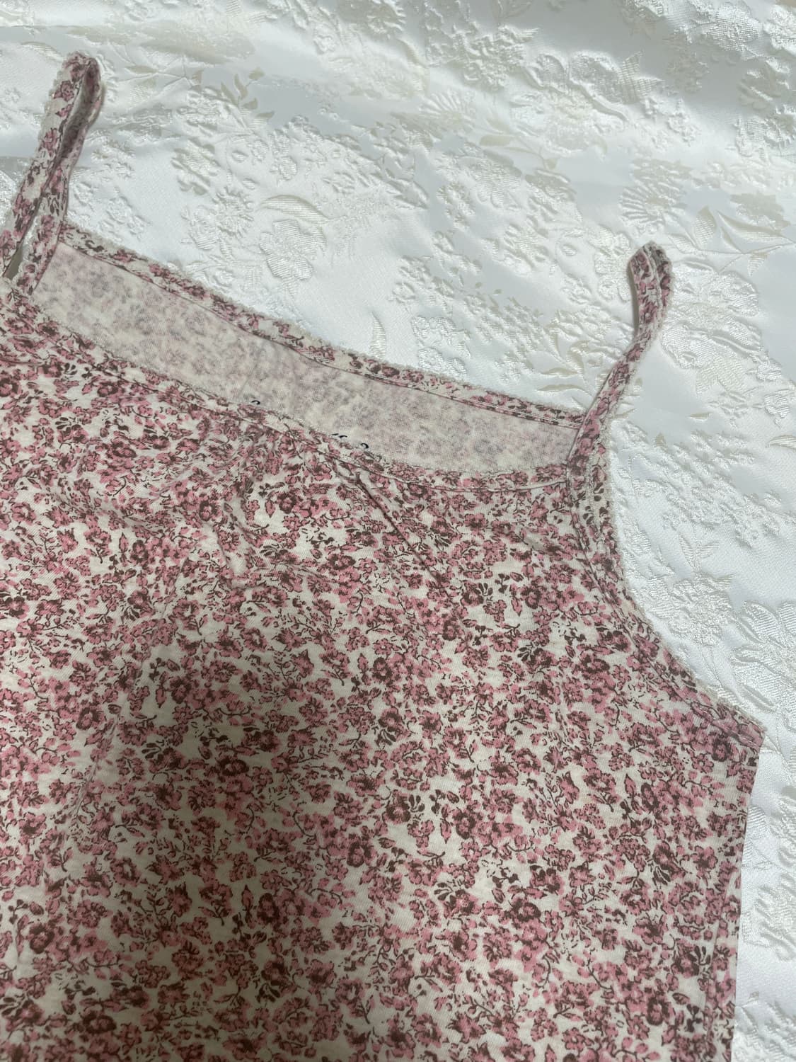 sm2 사만사모스 플라워 패턴 나시 /모리 모리걸 상품이미지3