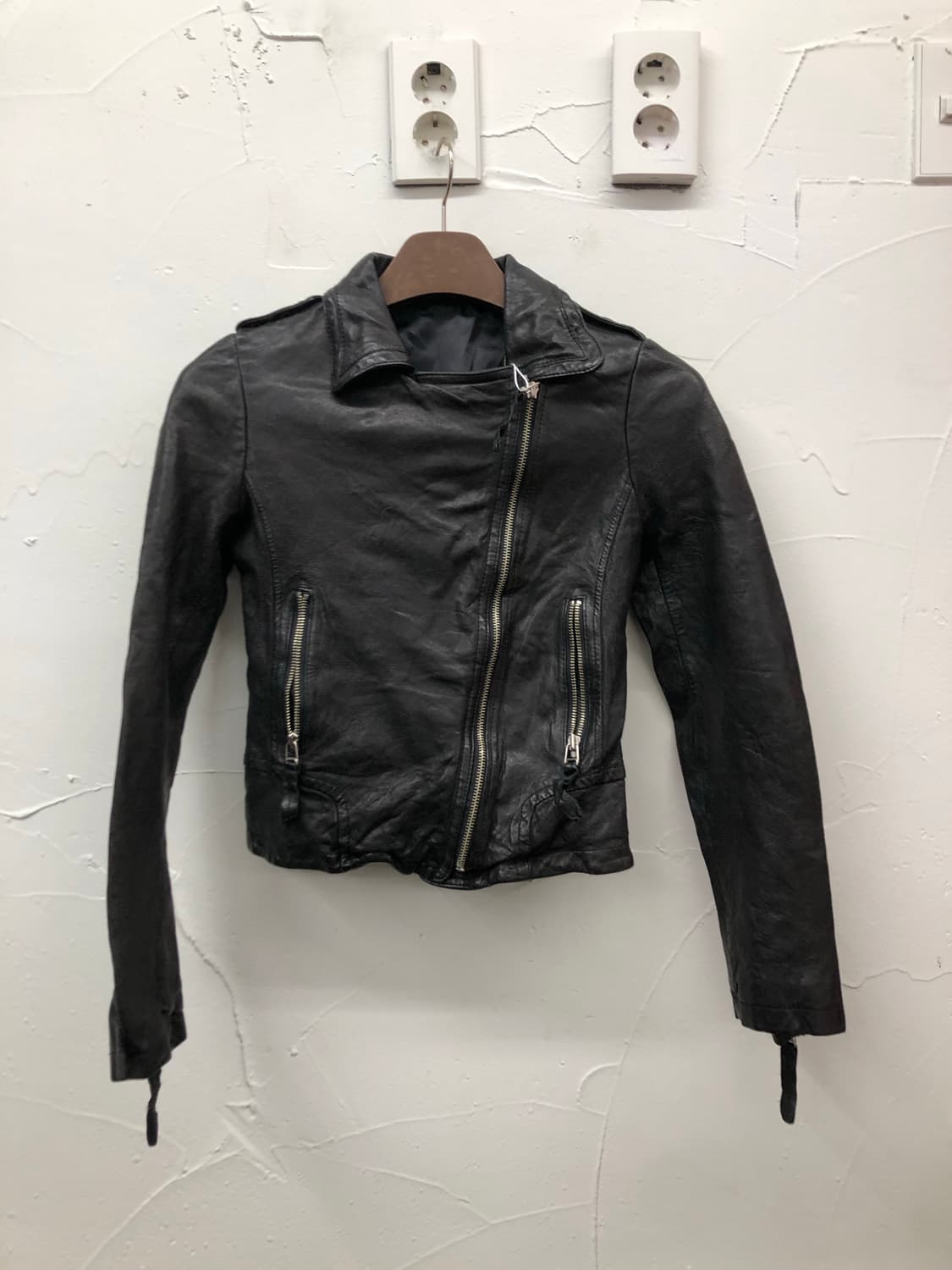 양가죽 라이더 자켓 상품이미지2