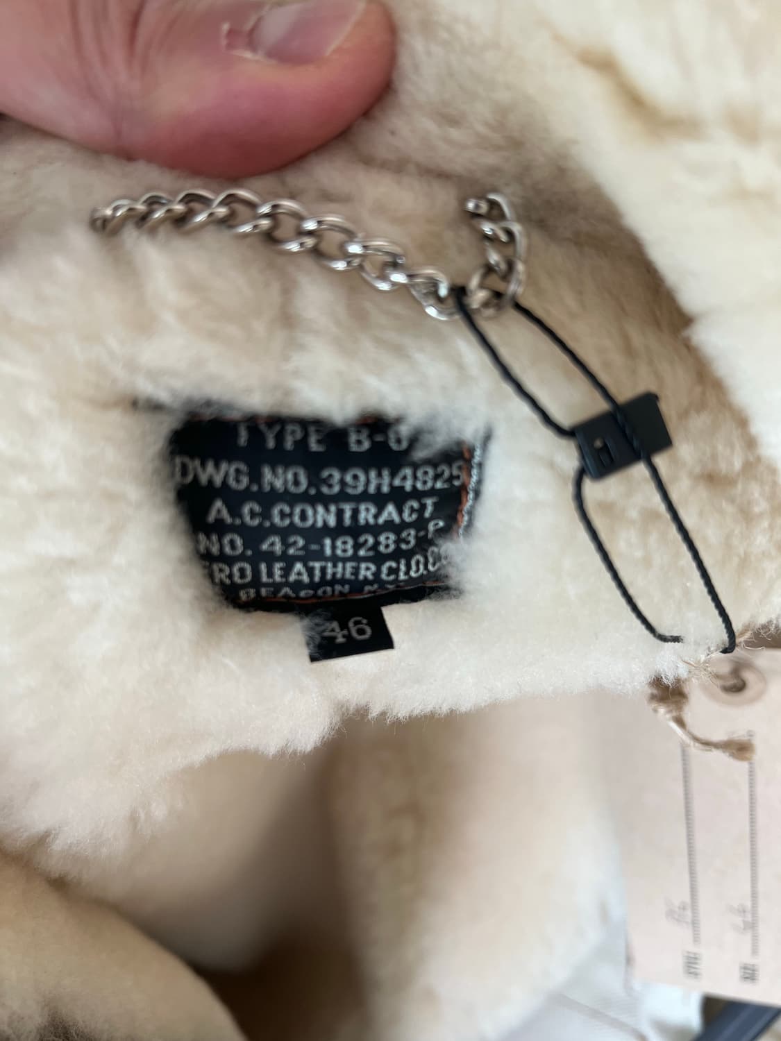 에어로레더 b-6 b6 46사이즈 새상품 상품이미지5