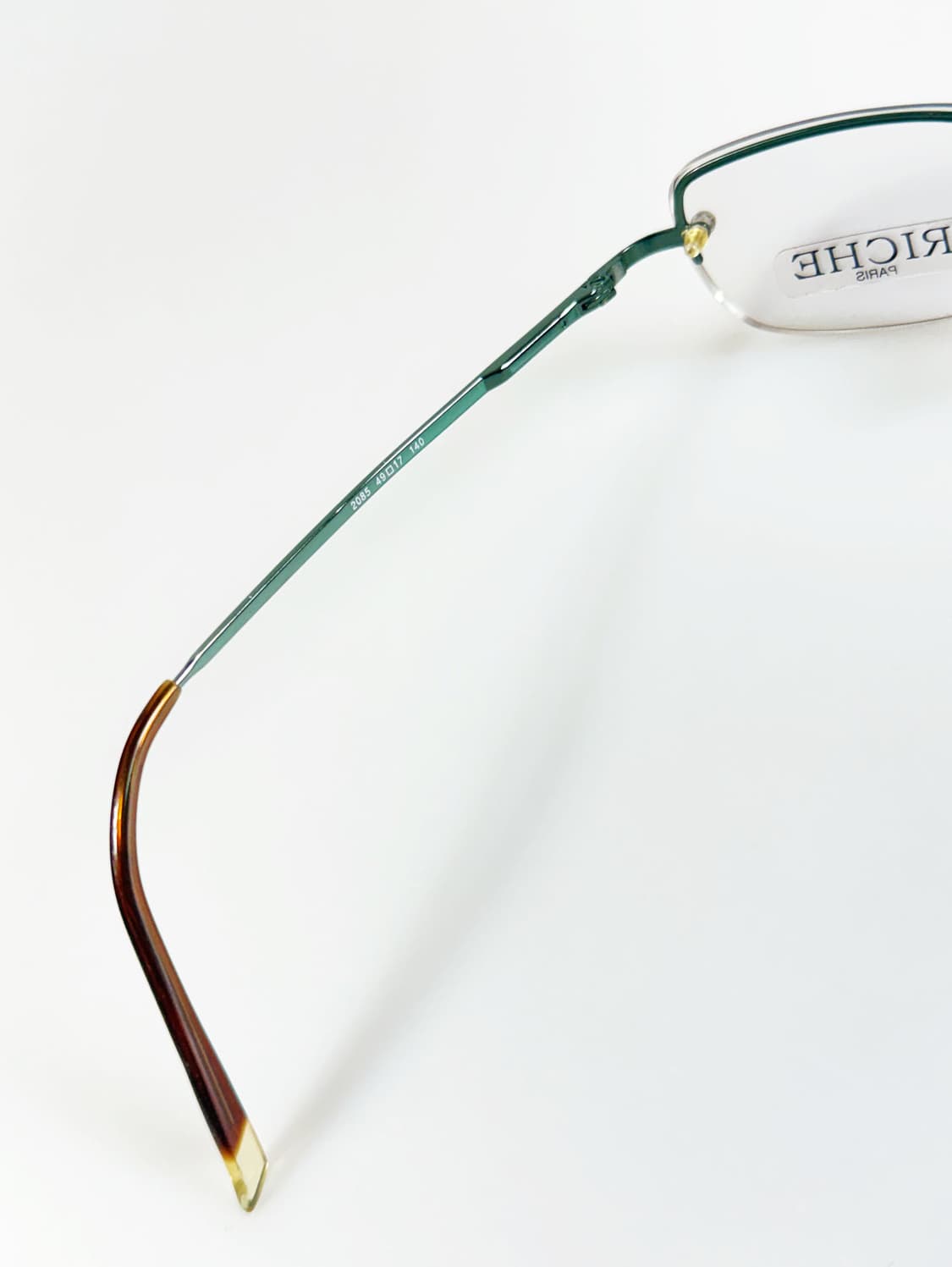 RICHE PARIS 반무테 스퀘어 메탈 빈티지 안경 상품이미지7