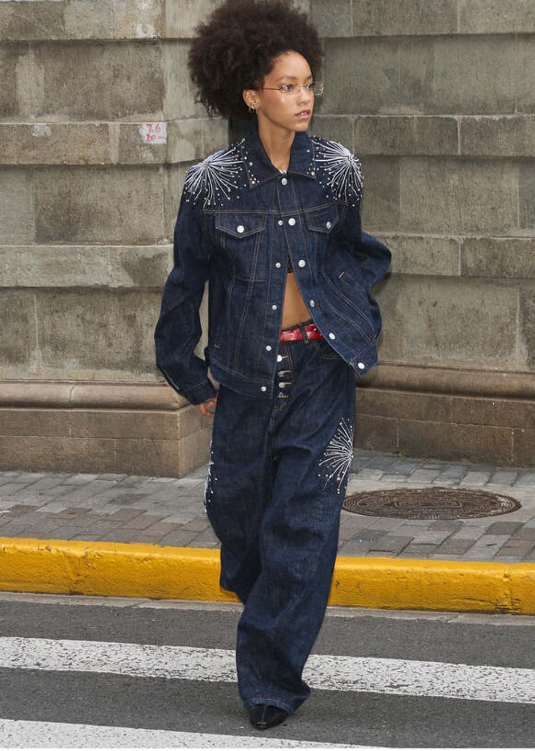 Steepc 커브드 데님팬츠 M (핀터레스트 맛 바지) 상품이미지2