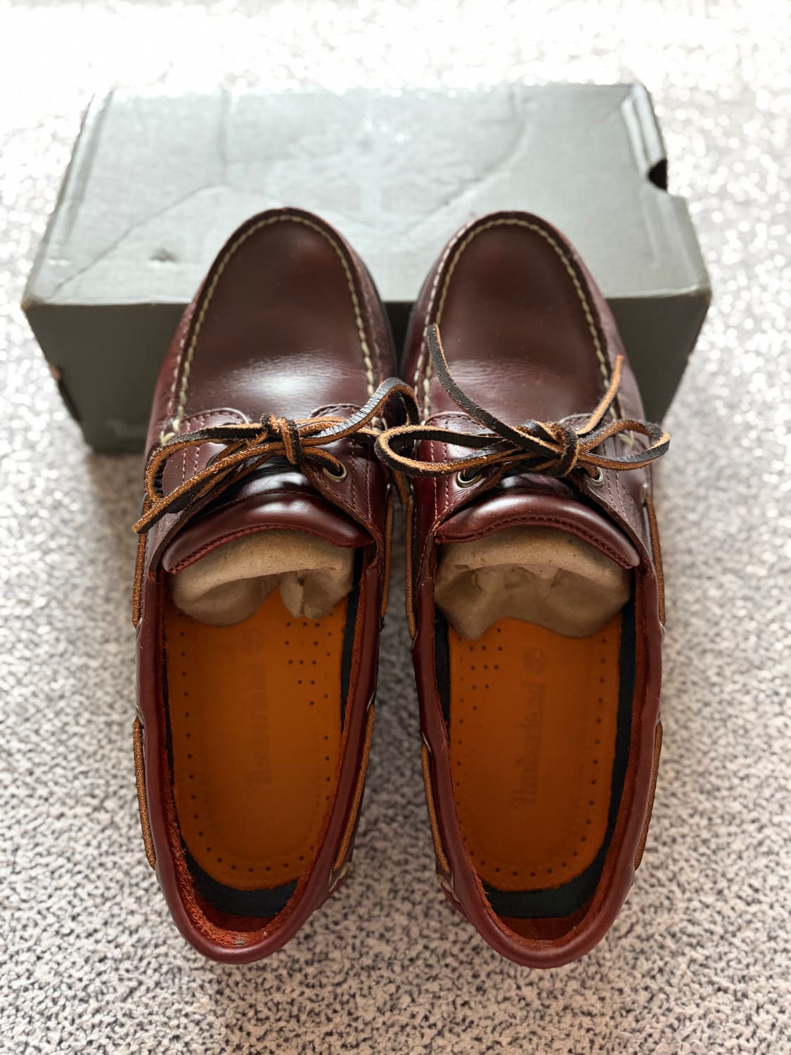 팀버랜드 2아이 보트슈즈 버건디 270 상품이미지1